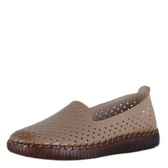 Слипоны женские COVANI DA-S22-LM3-2203-2 коричневые 39 RU