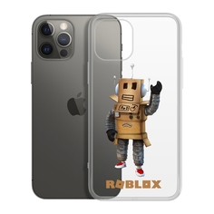 Чехол-накладка Krutoff Clear Case Roblox-Мистер Робот для iPhone 12 Pro Max