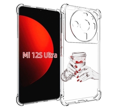 Чехол MyPads Любовный-стакан для Xiaomi 12S Ultra