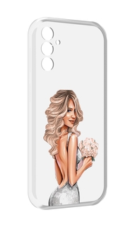 Чехол MyPads Роскошное-платье женский для Samsung Galaxy M13