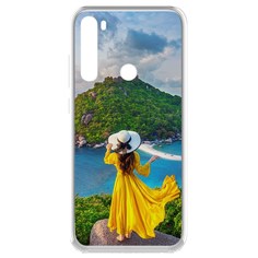 Чехол-накладка Krutoff Clear Case Платье летнее женское для Xiaomi Redmi Note 8