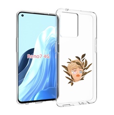 Чехол MyPads лицо-с-патчами для OPPO RENO 7 4G