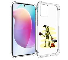 Чехол MyPads прикольный робот для Motorola Edge 30 Neo