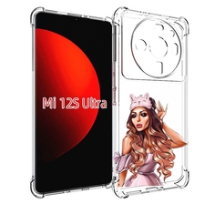 Чехол MyPads девушка-с-маской-для-сна женский для Xiaomi 12S Ultra
