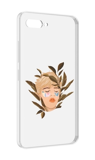 Чехол MyPads лицо-с-патчами для ITEL A25 / ITEL A25 Pro / ITEL A35