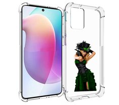 Чехол MyPads девушка-в-модном-длинном-платье женский для Motorola Edge 30 Neo