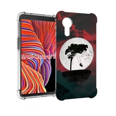 Чехол MyPads качели-над-пропастью для Samsung Galaxy Xcover 5