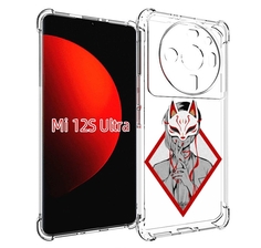 Чехол MyPads девушка в маске япония для Xiaomi 12S Ultra