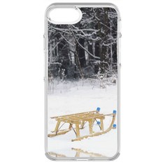 Чехол-накладка Krutoff Clear Case Санки для iPhone 7