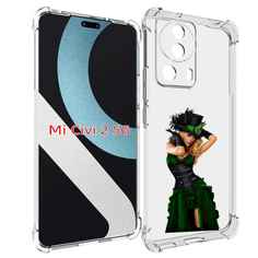 Чехол MyPads девушка-в-модном-длинном-платье женский для Xiaomi Civi 2