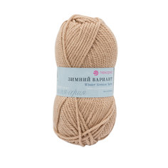 Пряжа Пехорка Зимний вариант, 100г, 100м (шерсть, акрил) (270-Мокрый песок), 10 мотков