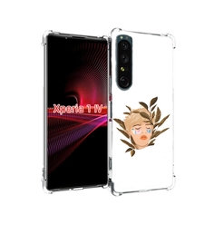 Чехол накладка MyPads лицо-с-патчами для Sony Xperia 1 IV