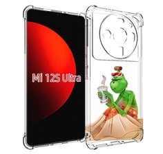 Чехол MyPads Гринч-в-платье для Xiaomi 12S Ultra