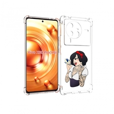 Чехол MyPads принцесса-тату женский для Vivo X80 PRO