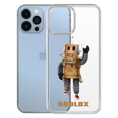 Чехол-накладка Krutoff Clear Case Roblox-Мистер Робот для iPhone 13 Pro