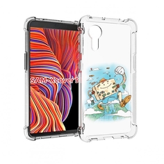 Чехол MyPads Счастливый чемодан для Samsung Galaxy Xcover 5