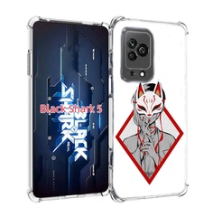 Чехол MyPads девушка в маске япония для Xiaomi Black Shark 5