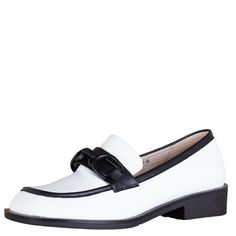 Лоферы женские COVANI FRS22-BCLM1-076-B белые 37 RU