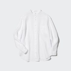Рубашка мужская UNIQLO 446996COL00 белая L (доставка из-за рубежа)