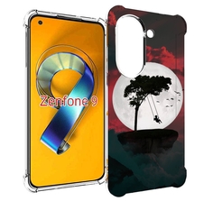 Чехол MyPads качели-над-пропастью для Asus Zenfone 9 (AI2202)