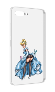 Чехол MyPads девушка-в-платье-красивая женский для ITEL A25 / ITEL A25 Pro / ITEL A35