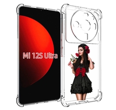 Чехол MyPads девушка-в-черном-платье-с-розой женский для Xiaomi 12S Ultra
