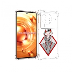 Чехол MyPads девушка в маске япония для Vivo X80 PRO