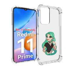 Чехол MyPads рапунцель-в-тату женский для Xiaomi Redmi 11 Prime 4G