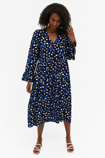 Платье женское Monki 1134819002 синее 2XS (доставка из-за рубежа)