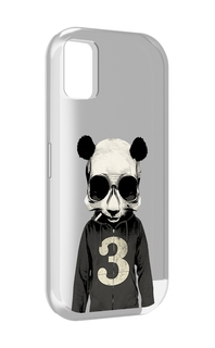 Чехол MyPads Панда-в-костюме для UMIDIGI A11