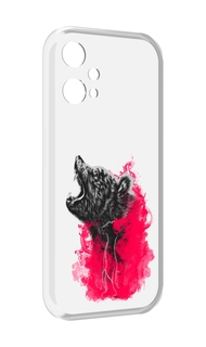 Чехол MyPads медведь в дымке для OnePlus Nord CE 2 Lite 5G