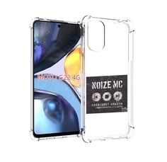 Чехол MyPads Последний альбом Noize MC для Motorola Moto G22 4G