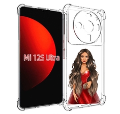 Чехол MyPads девушка-в-вечернем-платье женский для Xiaomi 12S Ultra