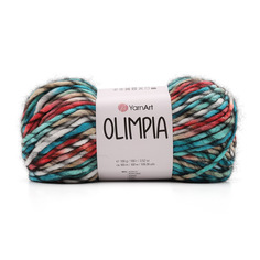 Пряжа YarnArt Olimpia 100гр 100м (шерсть, акрил) (1413 принт), 5 мотков