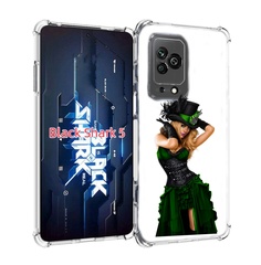 Чехол MyPads девушка-в-модном-длинном-платье женский для Xiaomi Black Shark 5