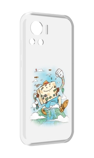 Чехол MyPads Счастливый чемодан для Motorola Edge 30 Ultra