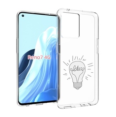 Чехол MyPads лампочка-с-идеей для OPPO RENO 7 4G