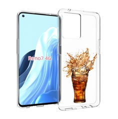 Чехол MyPads Кола-в-стакане для OPPO RENO 7 4G