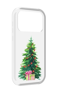 Чехол MyPads Елка новогодняя с подарками акварель для Oukitel F150 Air1 Pro / F150 Air1