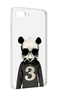 Чехол MyPads Панда-в-костюме для ITEL A25 / ITEL A25 Pro / ITEL A35