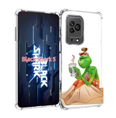 Чехол MyPads Гринч-в-платье для Xiaomi Black Shark 5