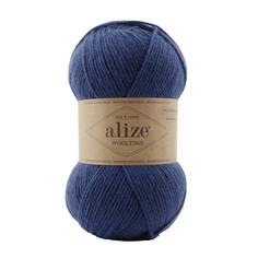 Пряжа Alize Wooltime, 100г, 200м (SW шерсть, полиамид) (797 синяя ночь), 5 мотков