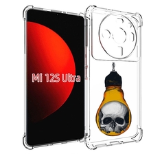 Чехол MyPads череп в лампочке для Xiaomi 12S Ultra