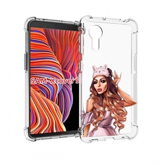 Чехол MyPads девушка-с-маской-для-сна женский для Samsung Galaxy Xcover 5