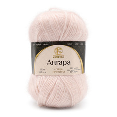 Пряжа Камтекс Ангара 100г, 250м (мохер, шерсть кроссбред) (143 нежный румянец), 5 мотков