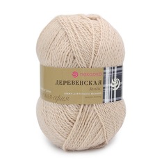 Пряжа Пехорка Деревенская 100 г, 250 м (100% шерсть) (442 натуральный), 10 мотков