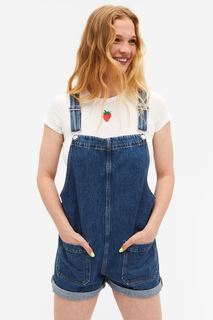 Шорты женские Monki 0963042005 голубые XS (доставка из-за рубежа)