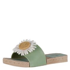 Шлепанцы женские Keddo 827801/01-03 зеленые 36 RU