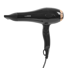 Фен LUMME LU-1059 2000 Вт золотистый, черный
