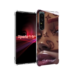 Чехол накладка MyPads лицо девушки тень женский для Sony Xperia 1 IV